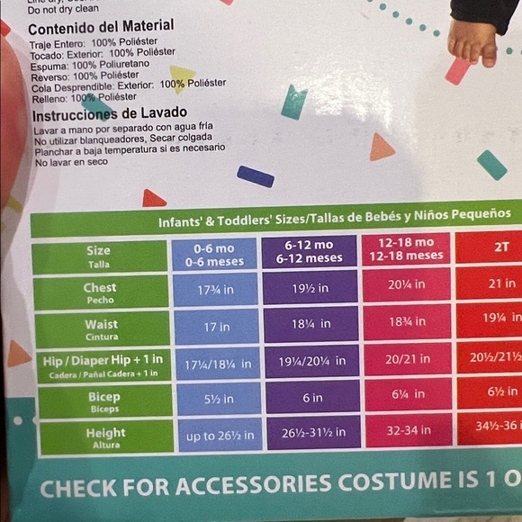 Mickey Mouse Infant Costume 12-18 month NWT - Picture 3 of 4